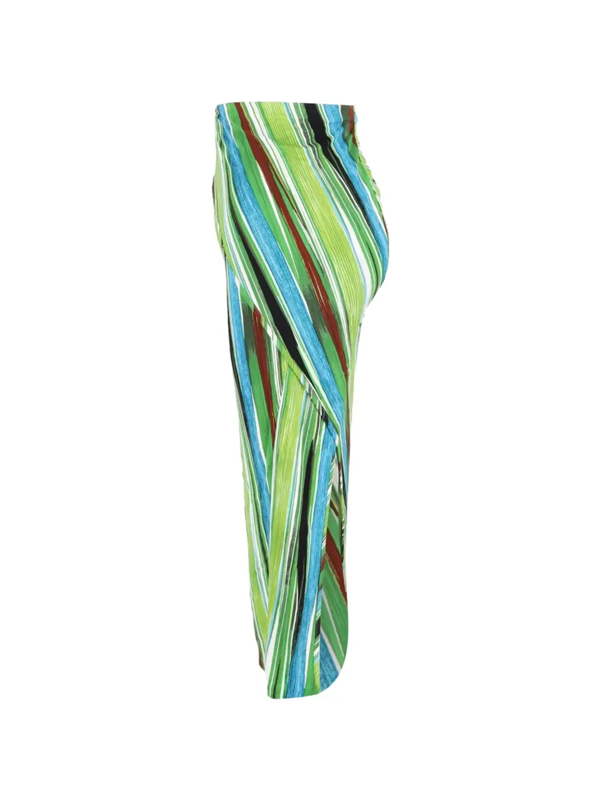 Diane Von Furstenberg Vintage ストライプミディスカート - 画像3
