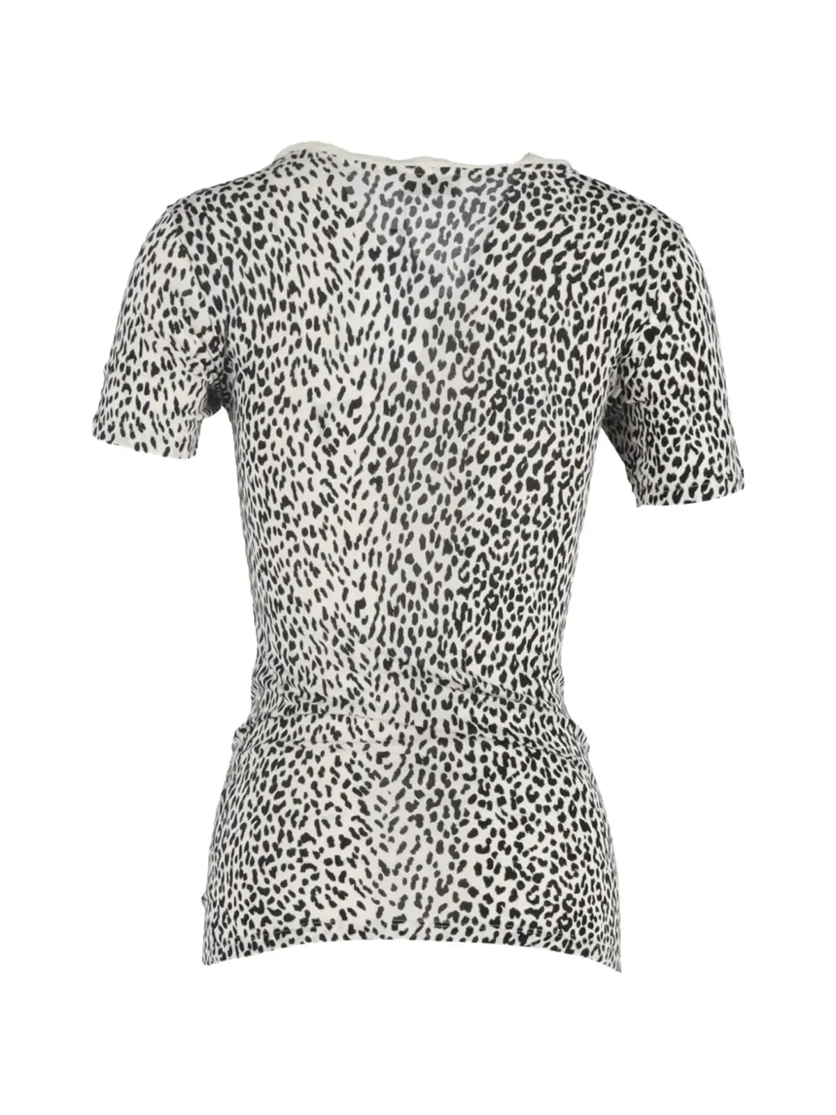 Saint Laurent Pre-Owned アニマルプリント丸首Tシャツ - White - 画像2