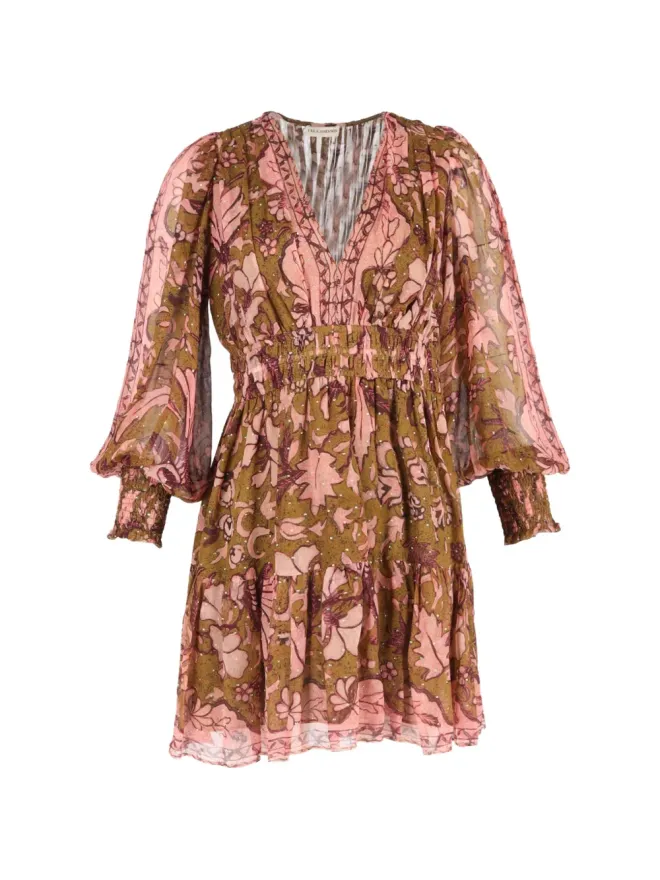 Ulla Johnson Ulla Johnson ロゼッタプリント ミニドレスの商品画像