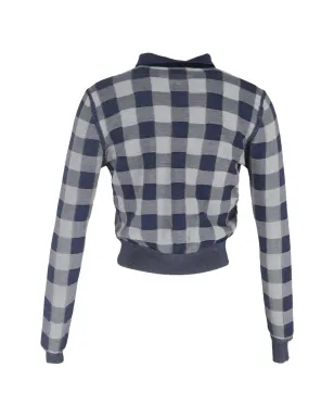 Rachel Comey チェック柄長袖ポロシャツ - サムネイル2