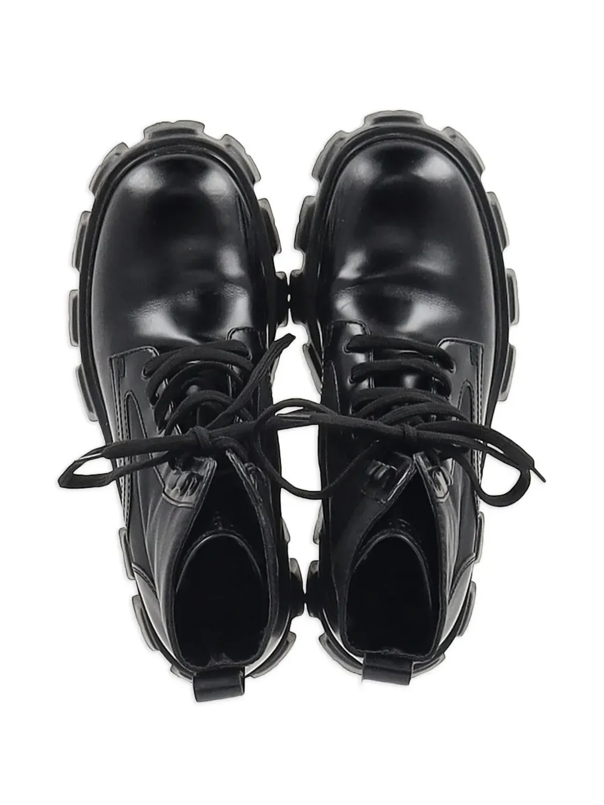 Prada Pre-Owned モノリス プラットフォーム コンバットブーツ - 画像4