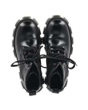 Prada Pre-Owned モノリス プラットフォーム コンバットブーツ - サムネイル4