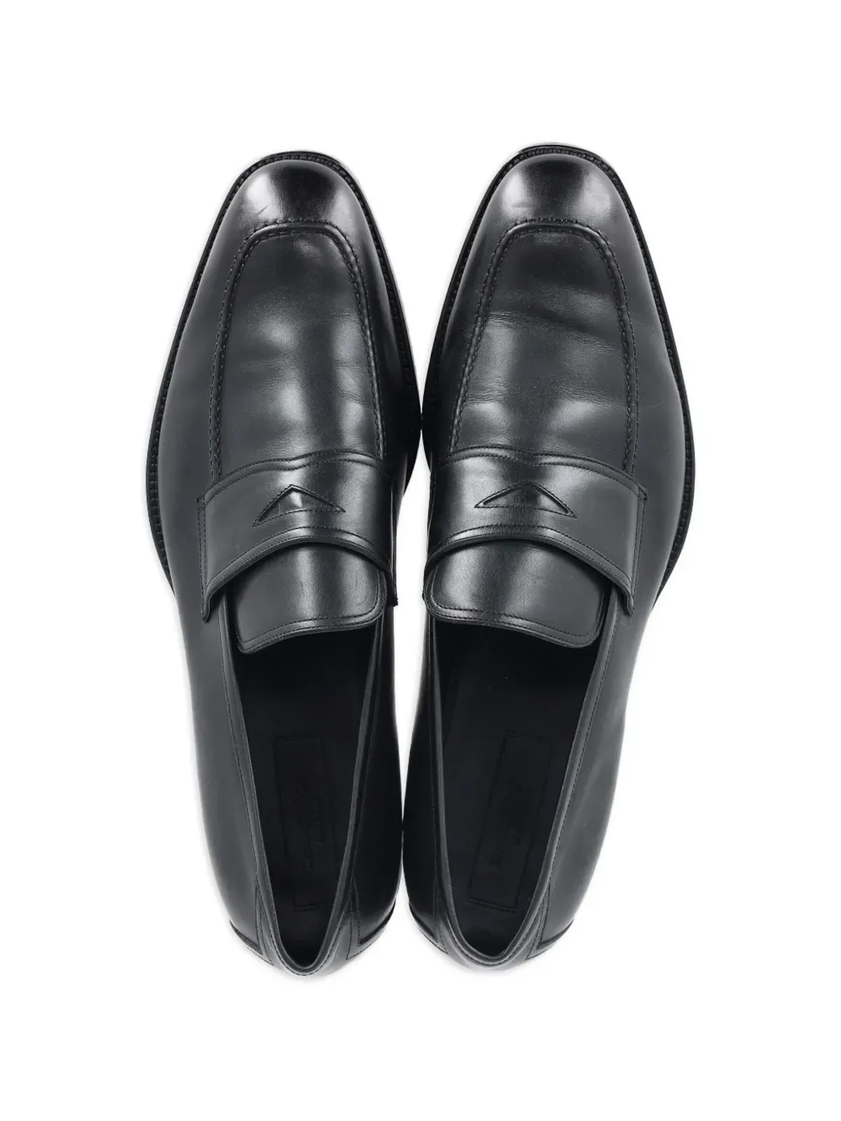 Ermenegildo Zegna Vintage レザー ペニーローファー - 画像3