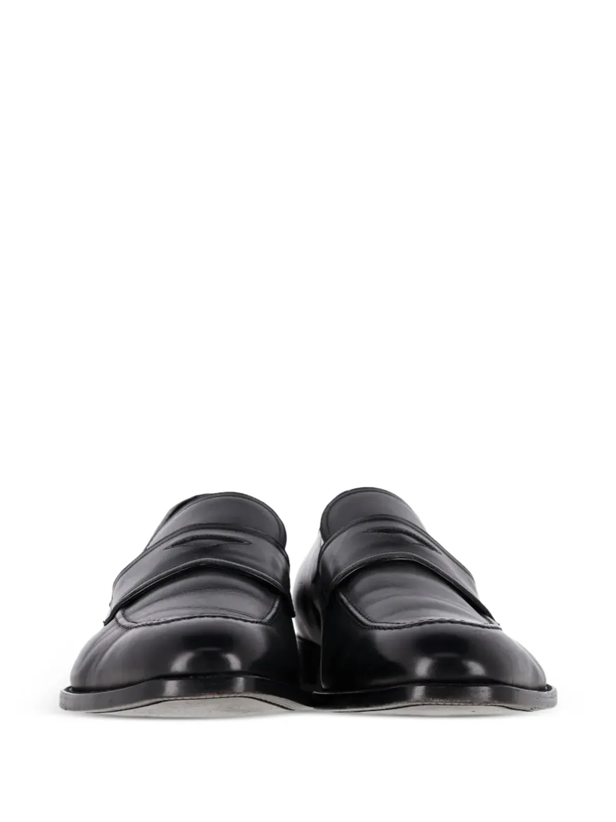 Ermenegildo Zegna Vintage レザー ペニーローファー - 画像4
