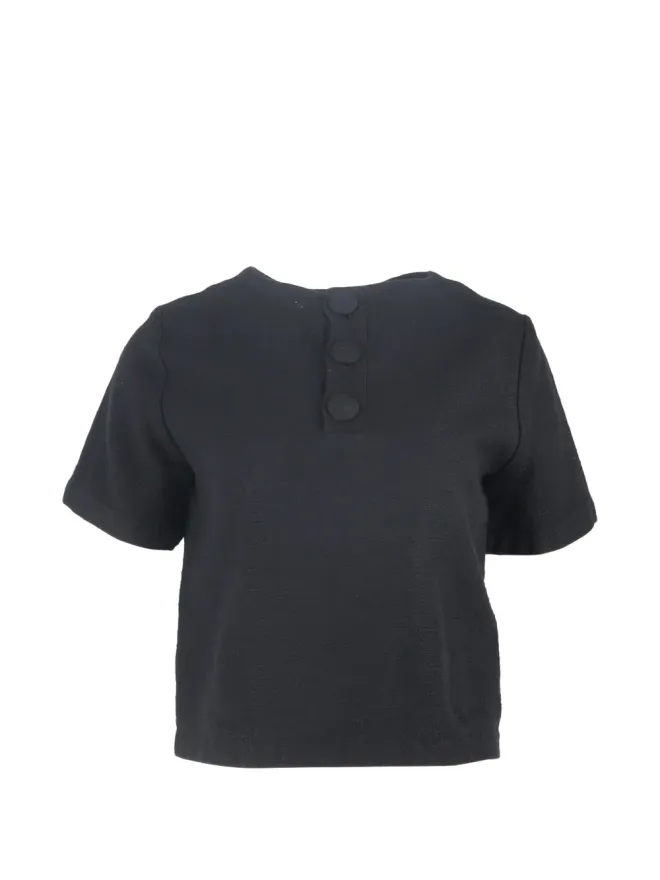 Lisa Marie Fernandez Lisa Marie Fernandez ボタンディテールTシャツの商品画像