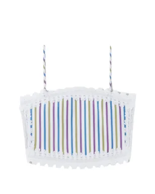 Claudie Pierlot ストライプ柄レーストップ - サムネイル1