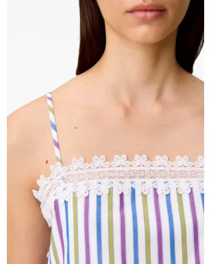 Claudie Pierlot ストライプ柄レーストップ - サムネイル5