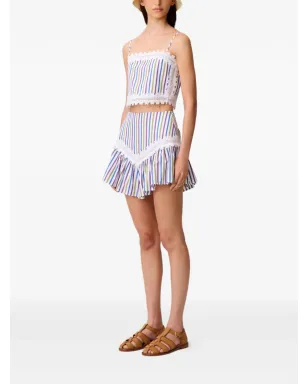 Claudie Pierlot ストライプ柄レーストップ - サムネイル3