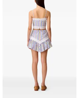Claudie Pierlot ストライプ柄レーストップ - サムネイル4
