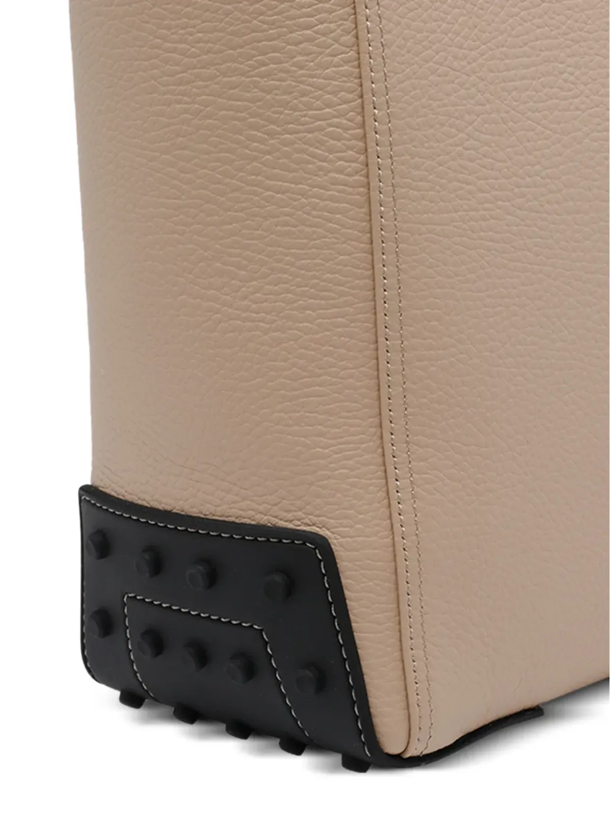 Tod's gommino ジップ付きレザーショルダーバッグ - 画像4