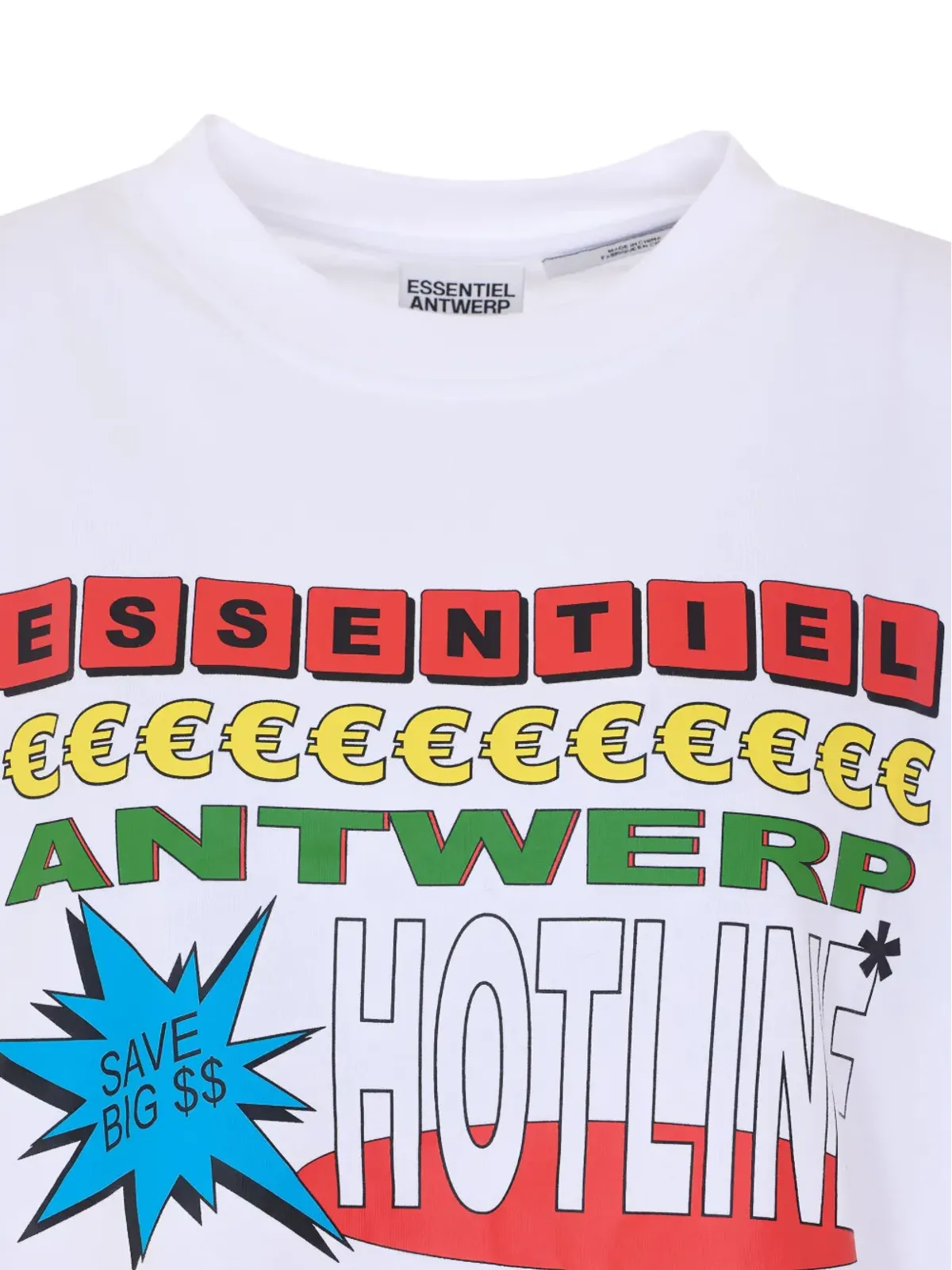 Essentiel Antwerp プリント クルーネック Tシャツ - ホワイト - 画像4