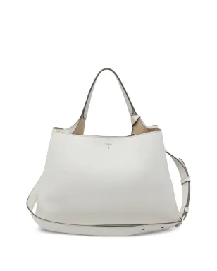 Tod's カラビナレザートートバッグ - ホワイト - サムネイル2