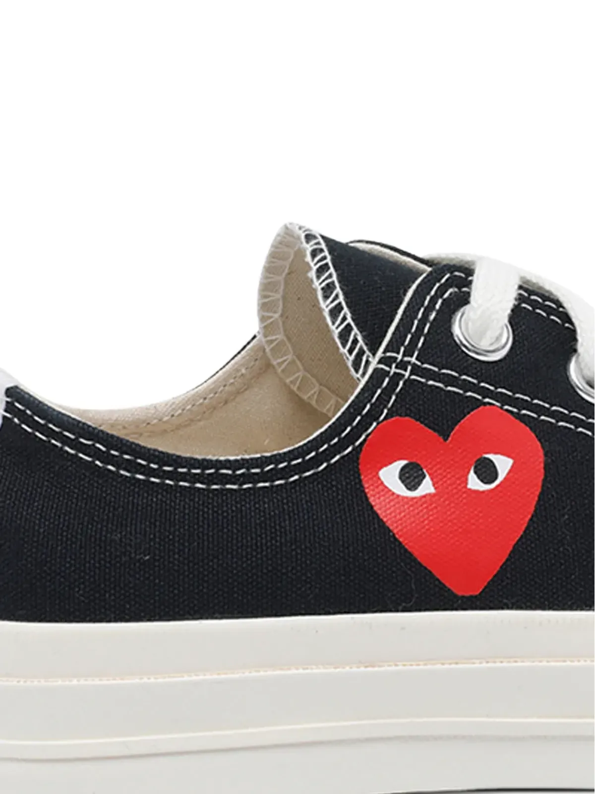 Comme Des Garçons Play x Converse ハートロゴ レースアップスニーカー - 画像4
