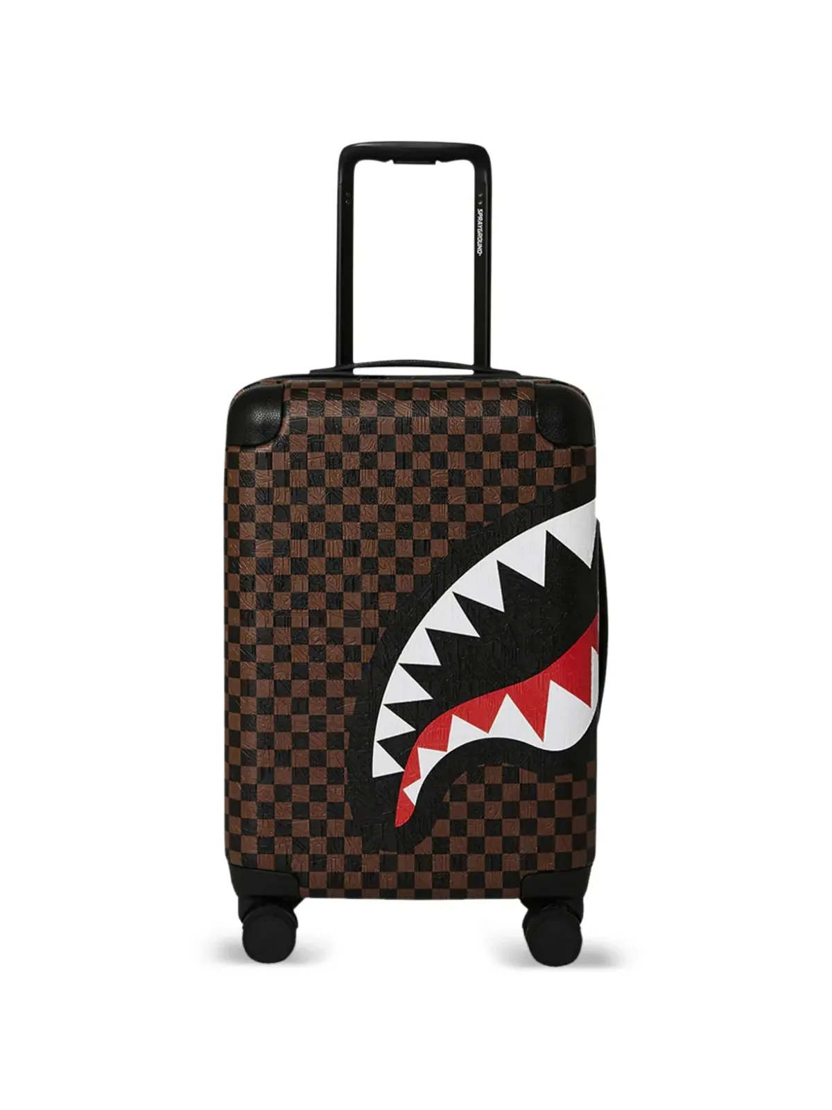 Sprayground サメ柄チェックのスーツケース - 画像2