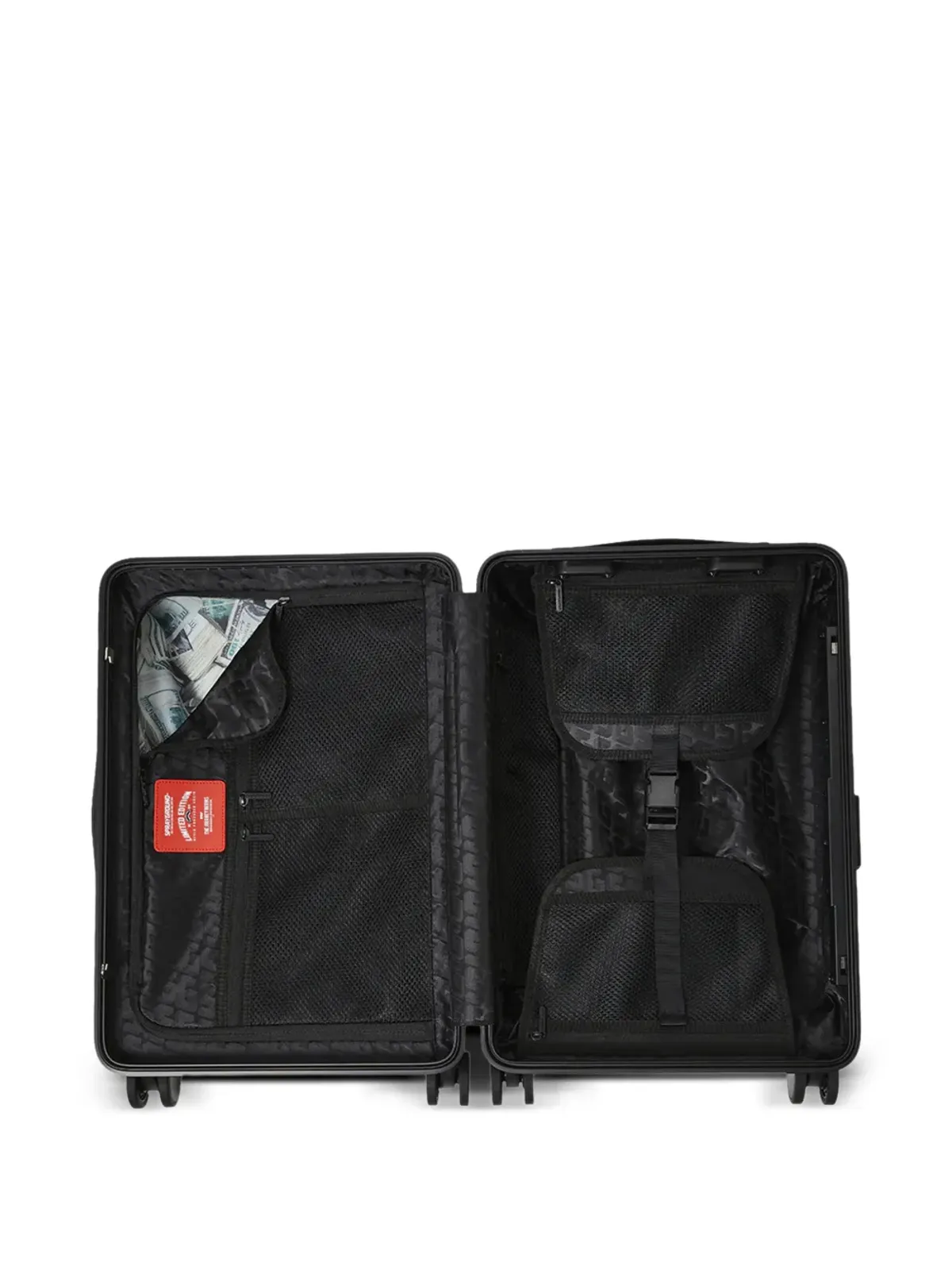 Sprayground サメ柄チェックのスーツケース - 画像4