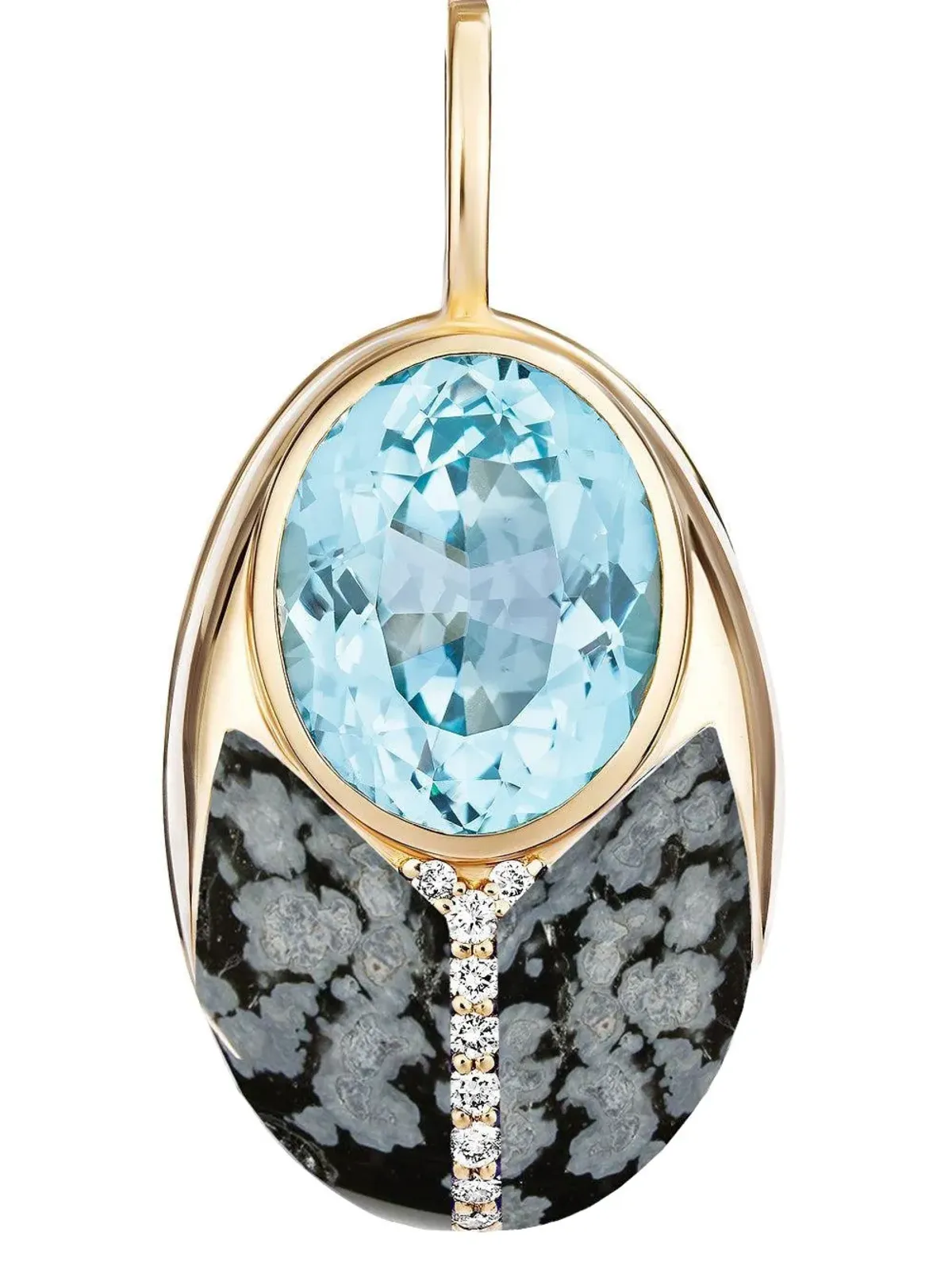 Mason and Books bug-shape diamonds pendant - Gold - 画像2