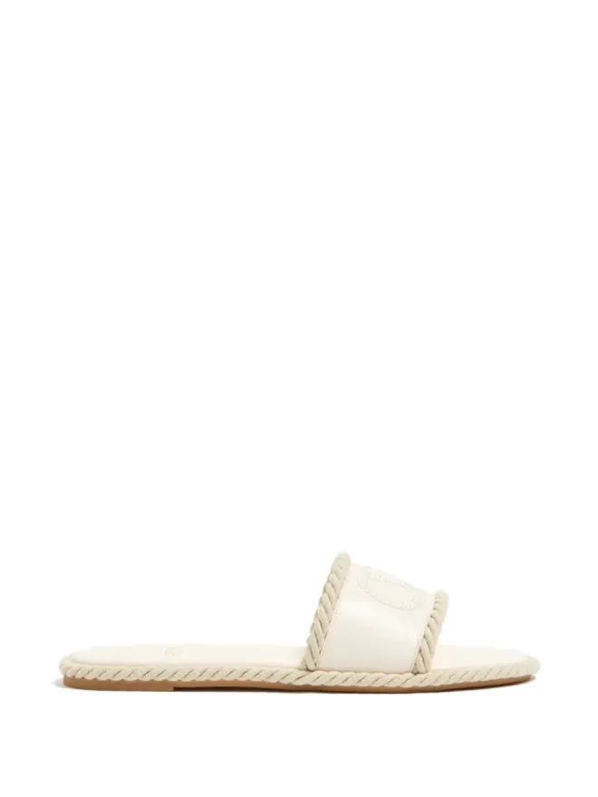 Valentino Garavani Valentino Garavani VLogo Torchonスライドサンダル（ナパレザー）の商品画像