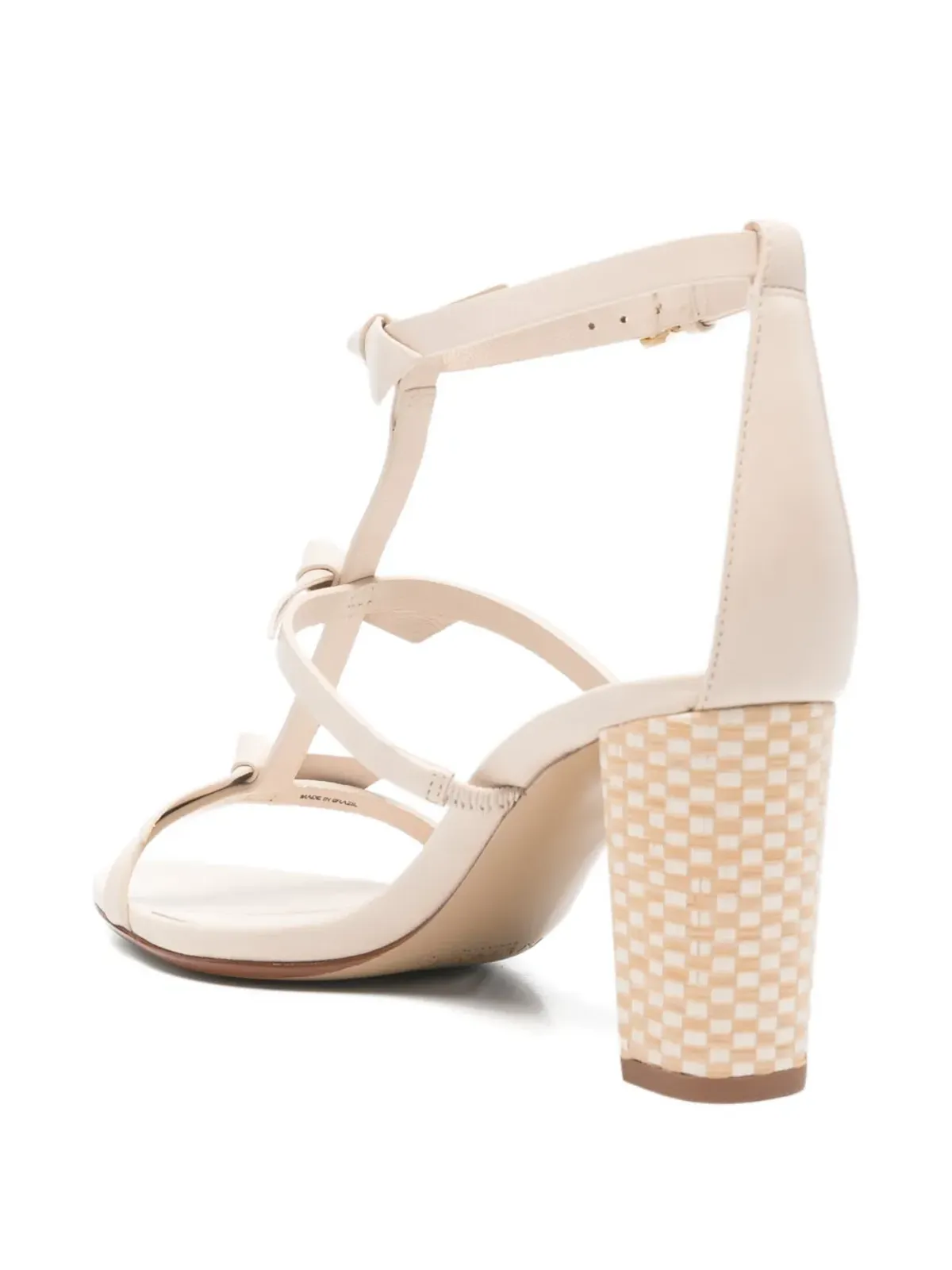 Alexandre Birman ノットディテール レザーサンダル - 画像3