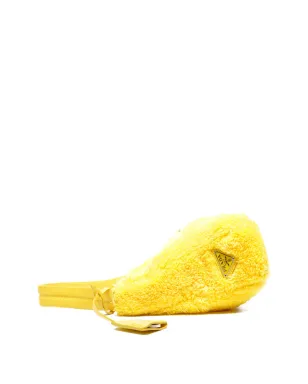Prada Pre-Owned 2022 Spugna terry shoulder bag - Yellow - サムネイル3