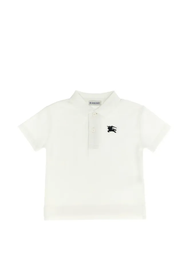 Burberry Kids Burberry Kids equestrian knight embroidery johane polo shirtの商品画像