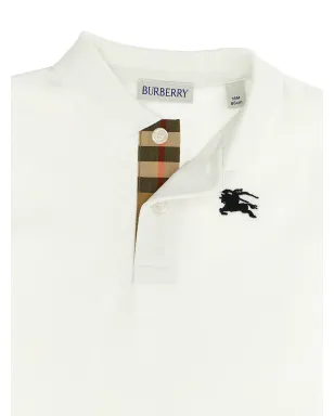 Burberry Kids equestrian knight embroidery johane polo shirt - サムネイル3