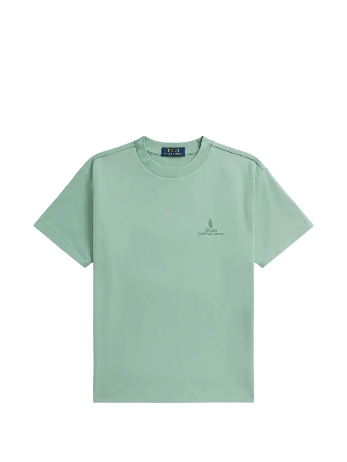 POLO RALPH LAUREN KIDS 刺繍ロゴ入りコットンTシャツ - グリーン - 画像1