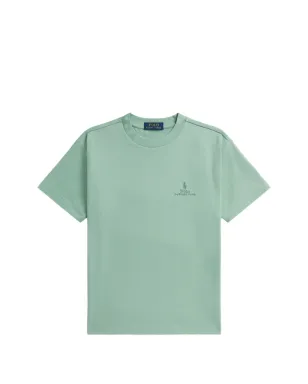 POLO RALPH LAUREN KIDS 刺繍ロゴ入りコットンTシャツ - グリーン - サムネイル1