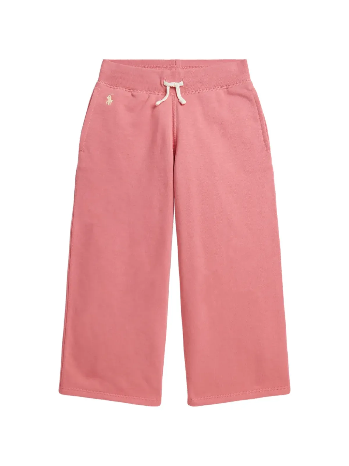 POLO RALPH LAUREN KIDS embroidered wide-leg sweatpant - Pink - 画像1