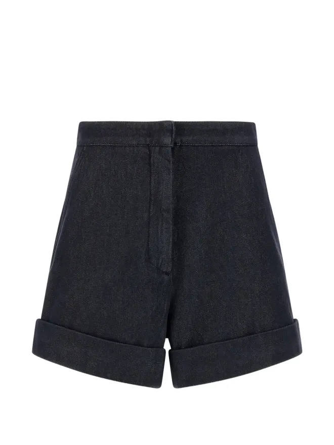 Max Mara Max Mara デニム風カフ付きショートパンツの商品画像