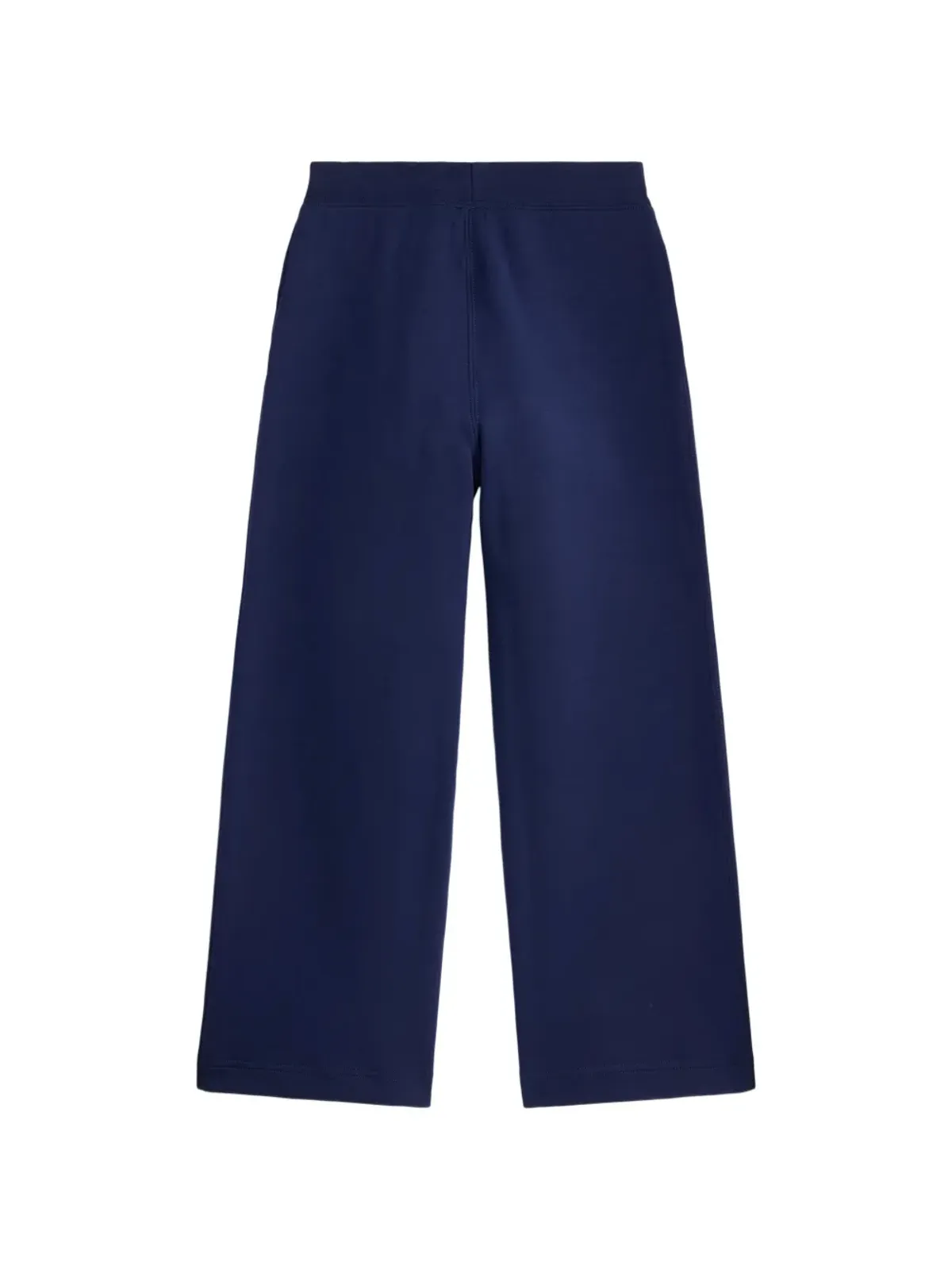 POLO RALPH LAUREN KIDS embroidered wide-leg trousers - Blue - 画像2