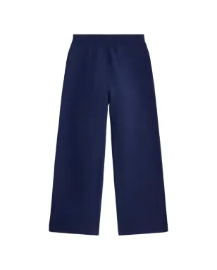POLO RALPH LAUREN KIDS embroidered wide-leg trousers - Blue - サムネイル2