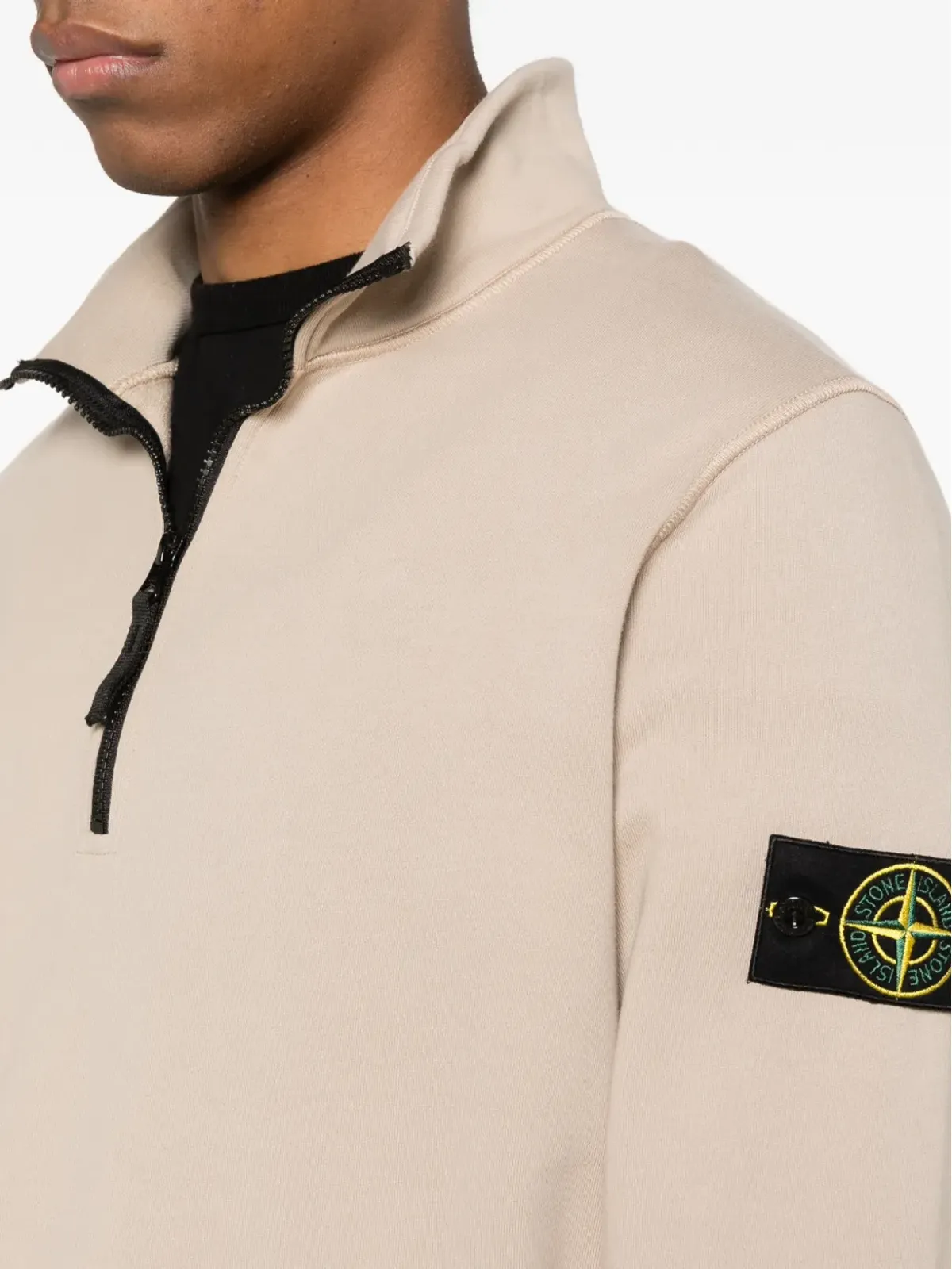 Stone Island ハーフジップ スウェットシャツ - 画像5