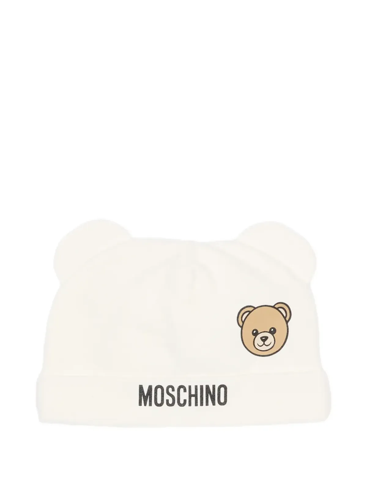 Moschino Kids bear hat babygrow set - Neutrals - 画像5