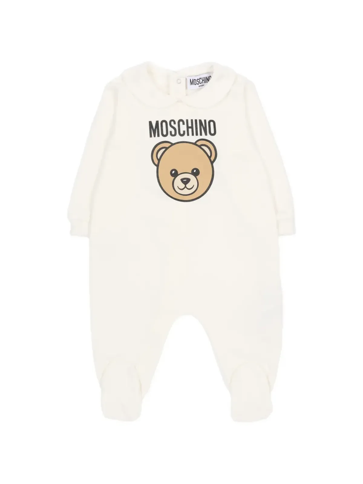 Moschino Kids bear hat babygrow set - Neutrals - 画像2