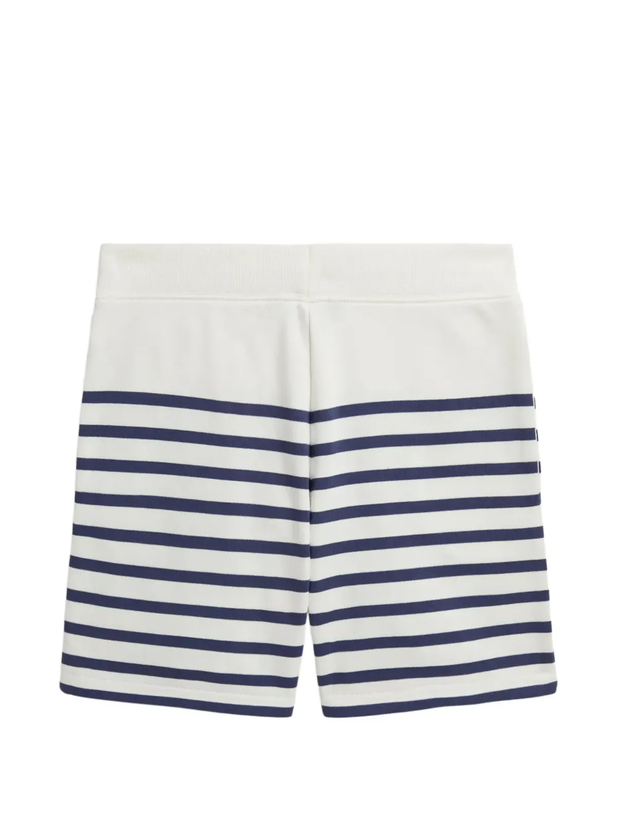 POLO RALPH LAUREN KIDS ストライプ柄エンブロイダリーポニーショーツ - ホワイト - 画像2