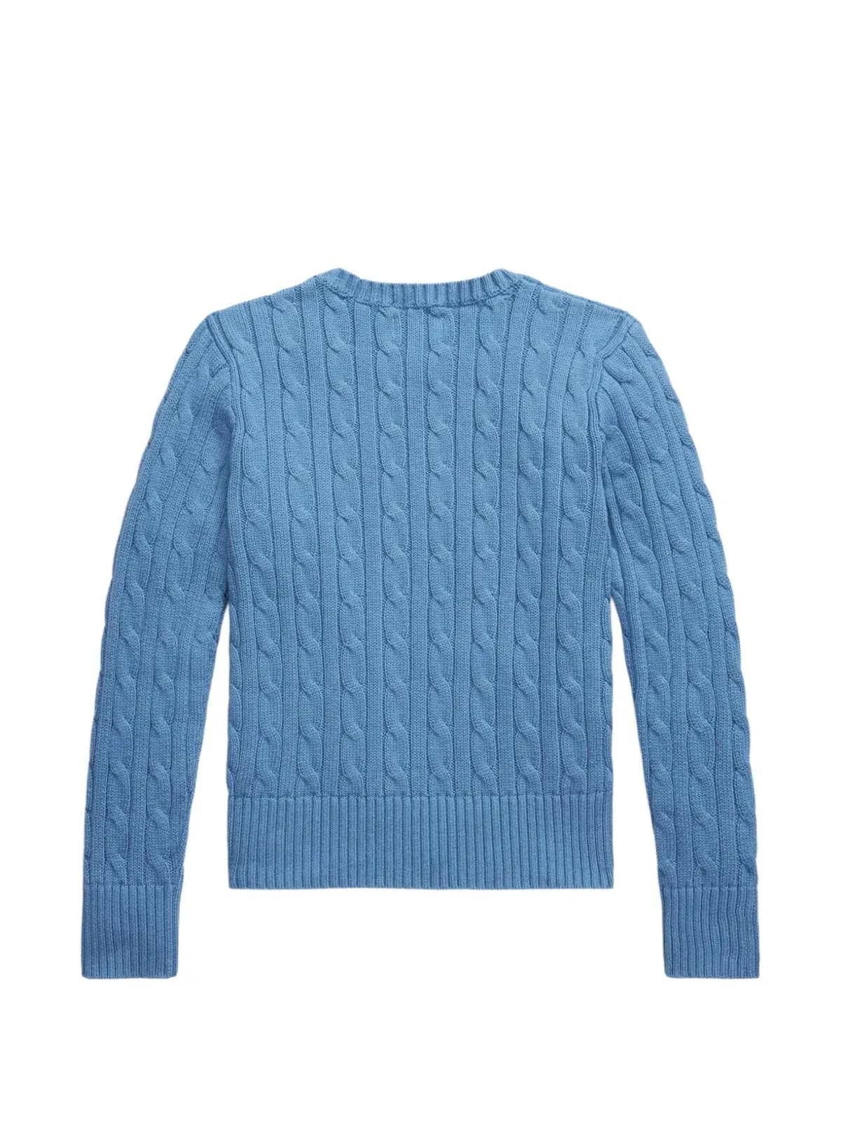 POLO RALPH LAUREN KIDS ケーブルニット刺繍入りコットンセーター（ブルー） - 画像2