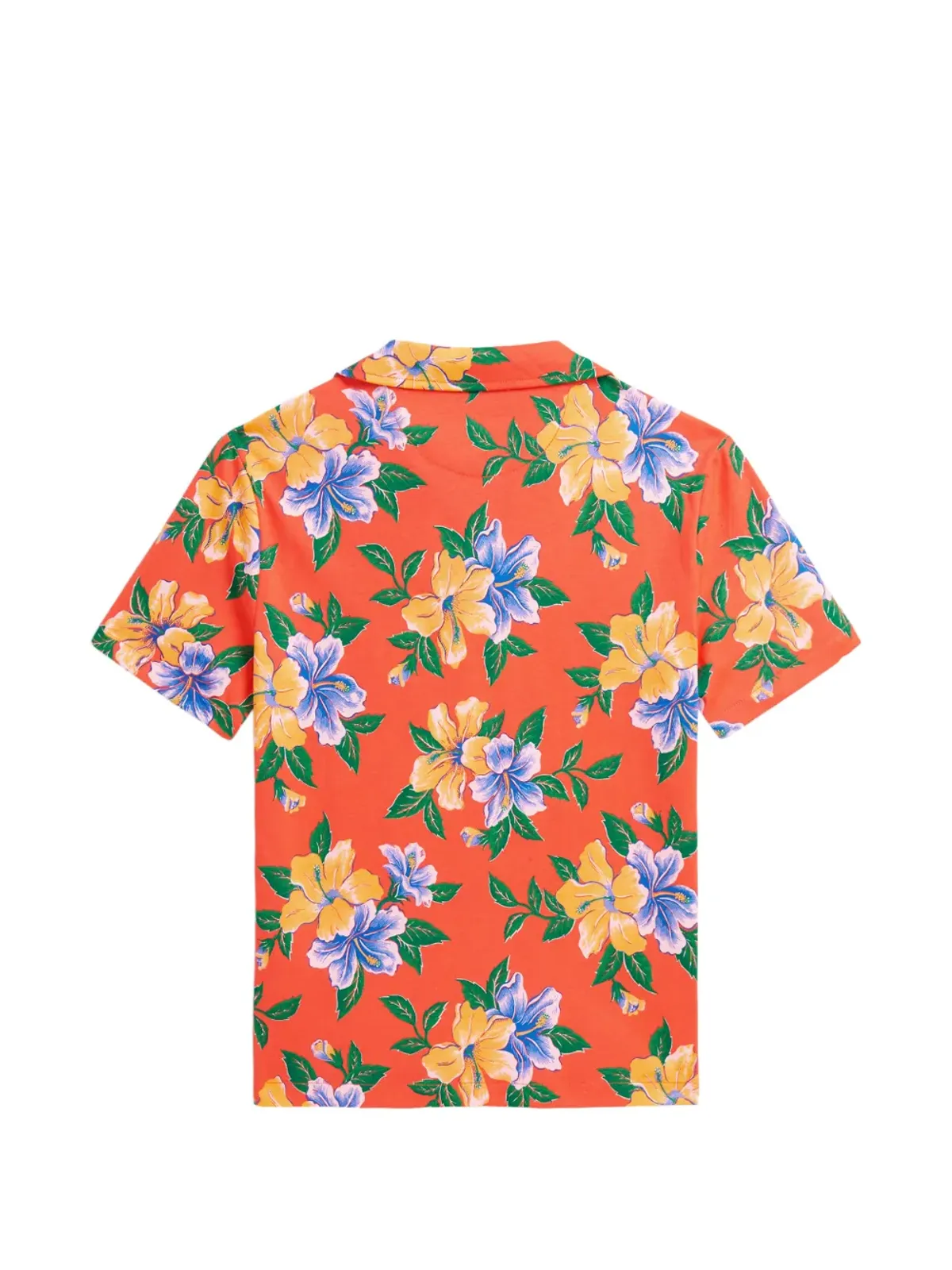 POLO RALPH LAUREN KIDS 花柄プリント ポロシャツ - 画像2