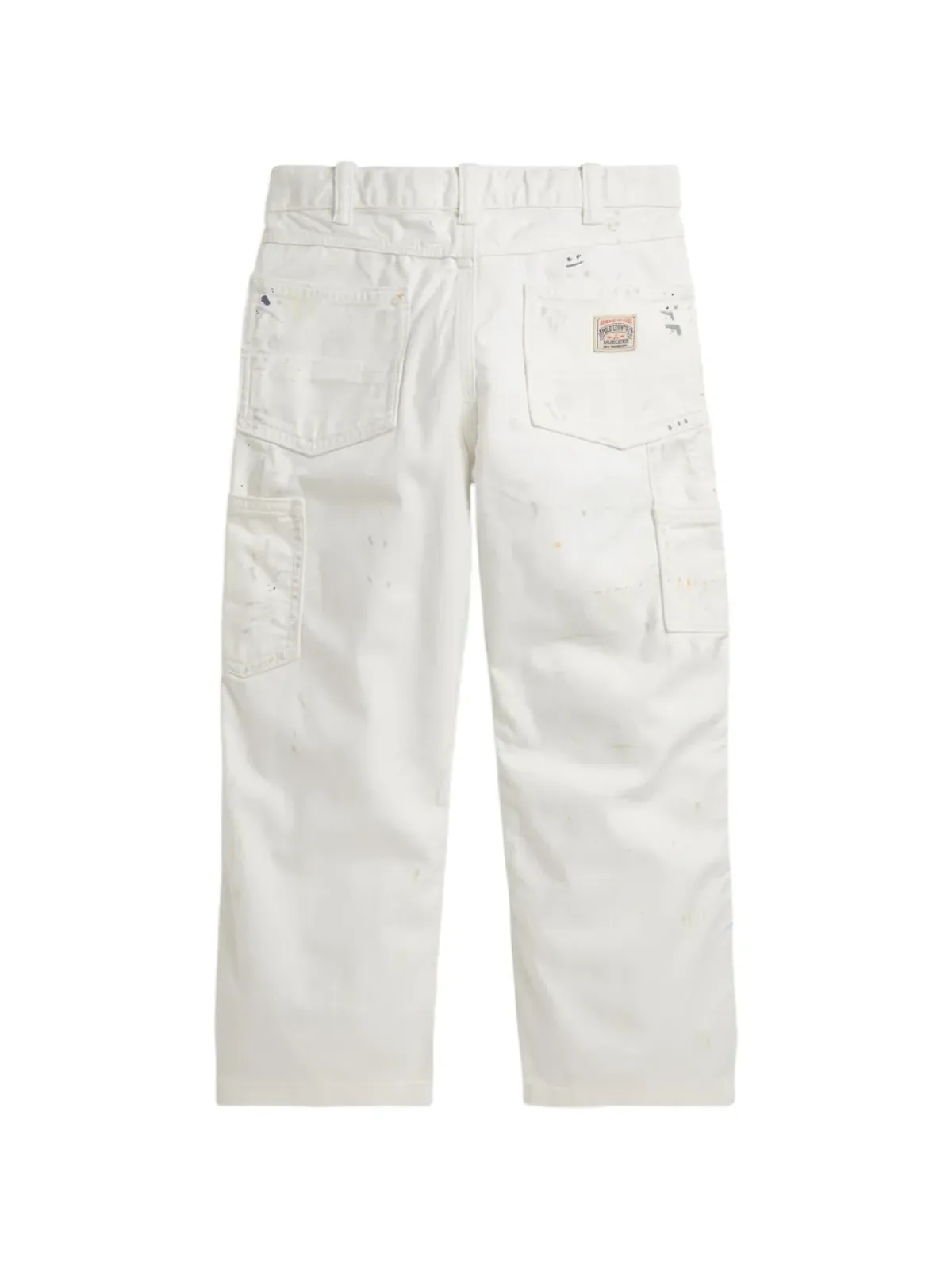 POLO RALPH LAUREN KIDS ペイントスプラッタード ツイルパンツ - 画像2