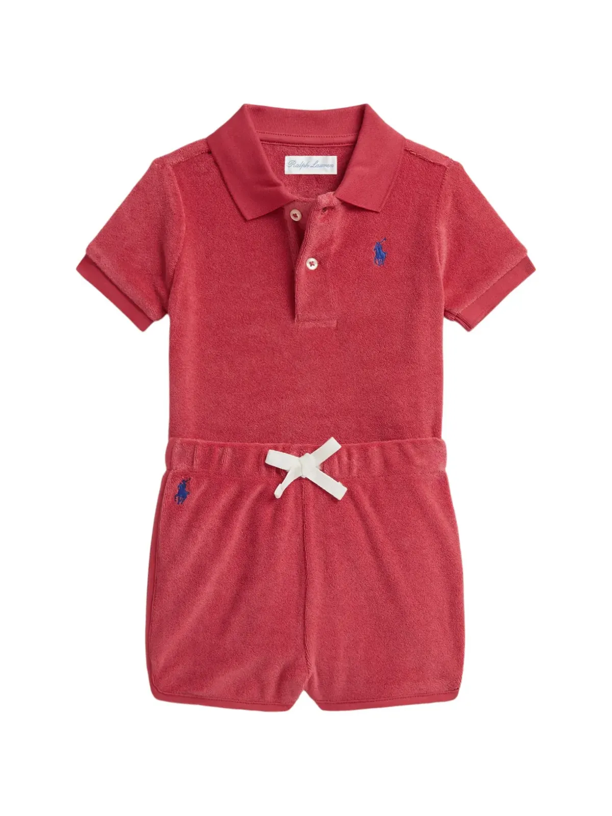 POLO RALPH LAUREN KIDS 刺繍テリーショーツセット - 画像1