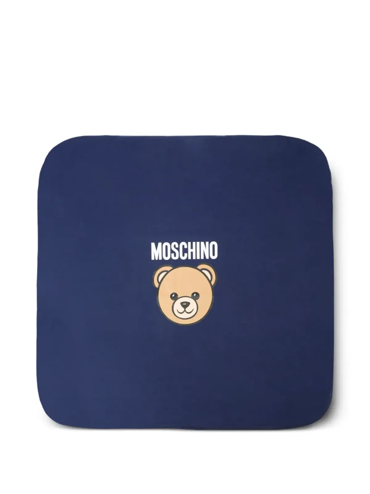 Moschino Kids ベアロゴブランケット - 画像1