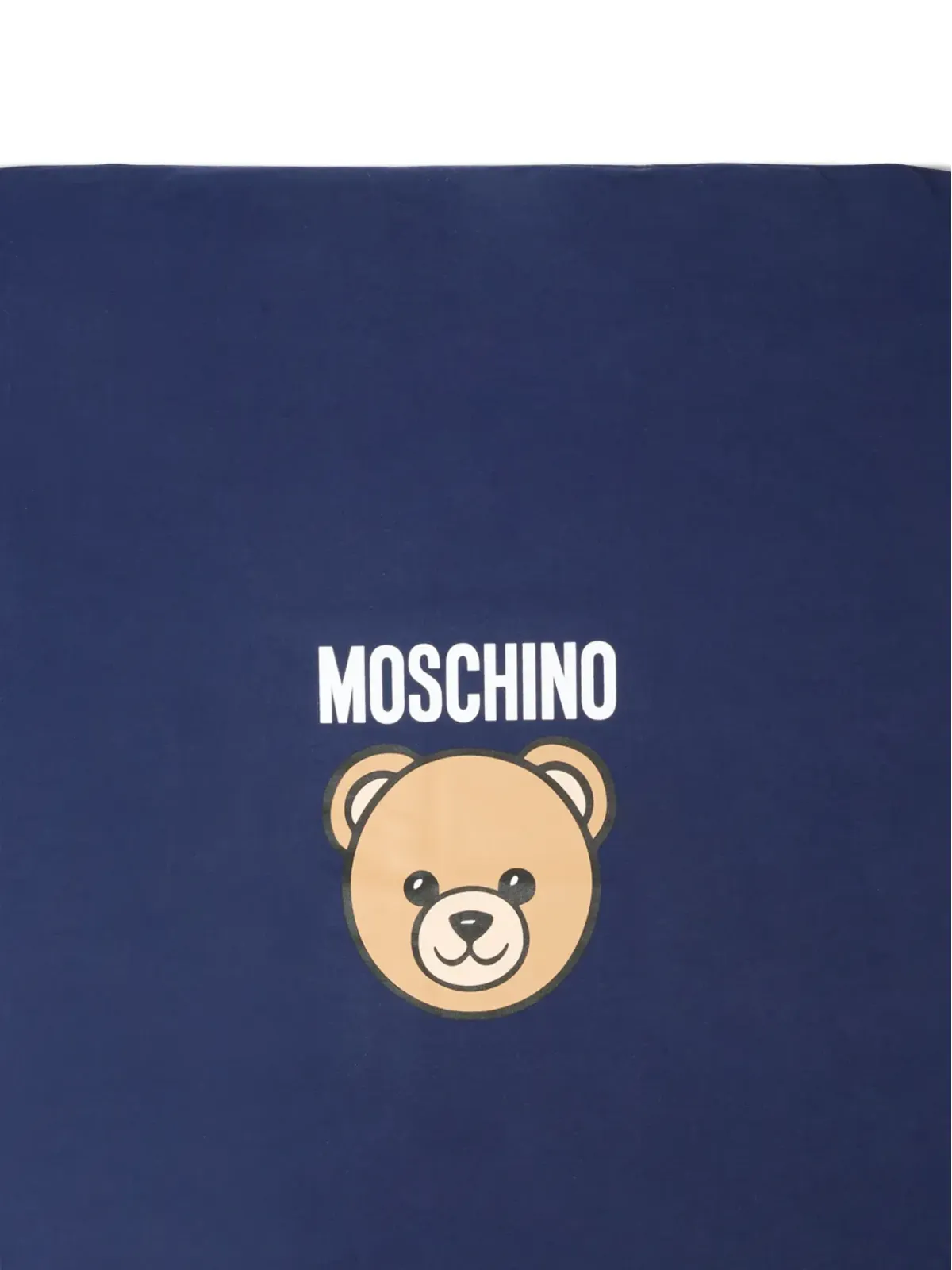 Moschino Kids ベアロゴブランケット - 画像3
