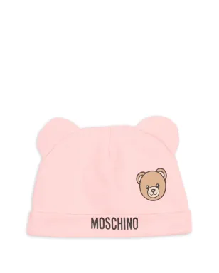 Moschino Kids ロゴディテール帽子セット - ピンク - サムネイル3