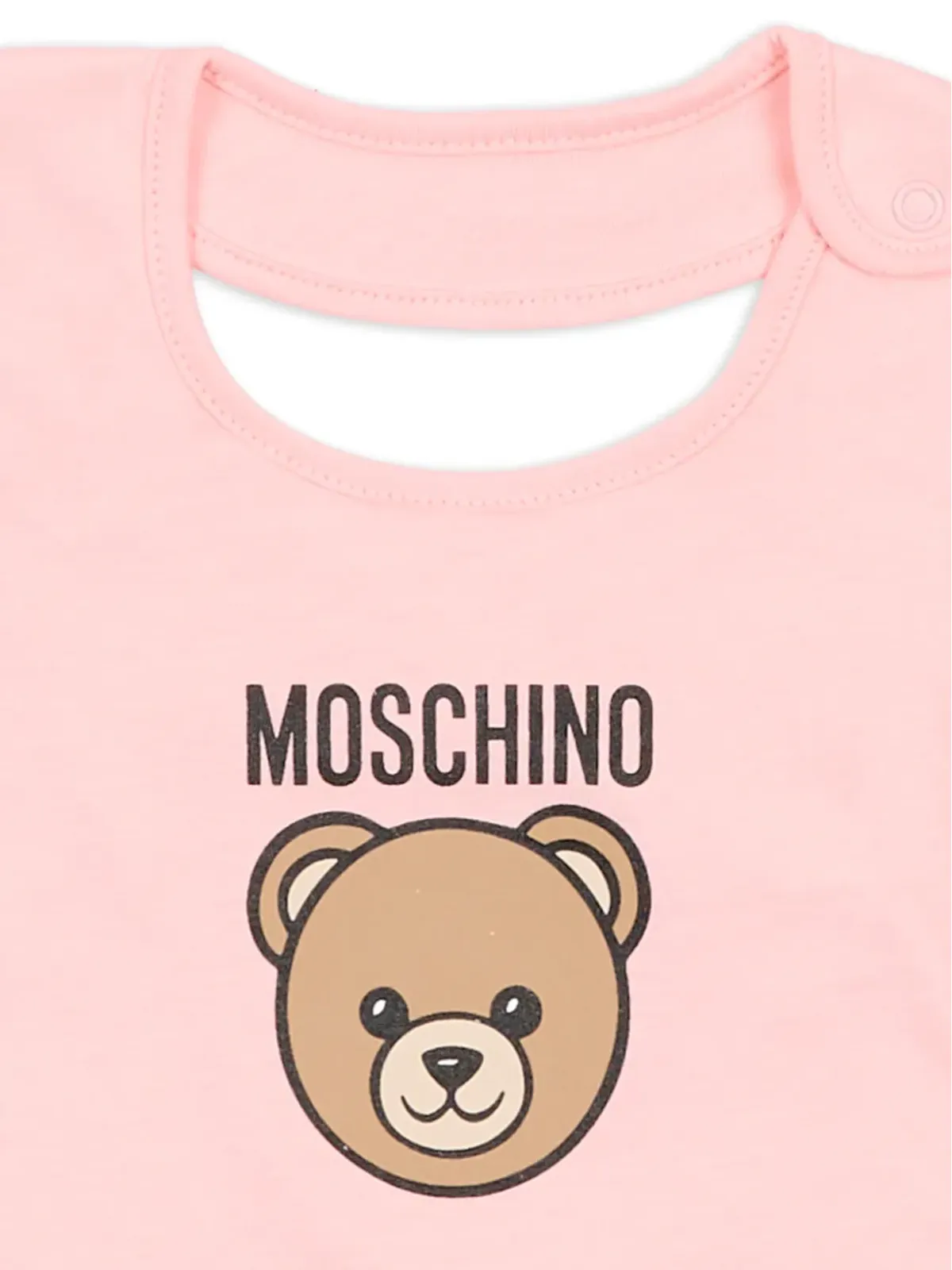 Moschino Kids ロゴディテール帽子セット - ピンク - 画像4