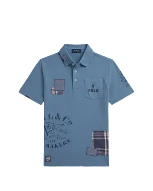 POLO RALPH LAUREN KIDS パッチワークポケットコットンポロシャツ - サムネイル1