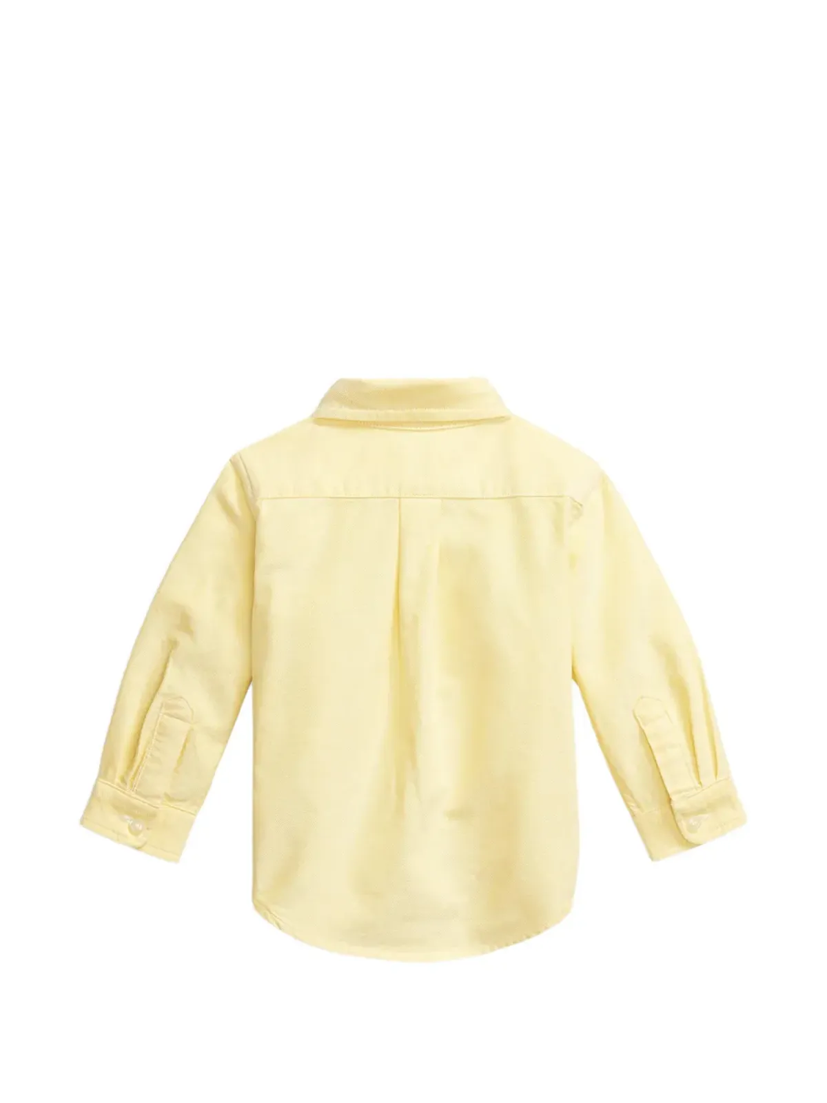 POLO RALPH LAUREN KIDS エンブロイダード オックスフォードシャツ イエロー - 画像2