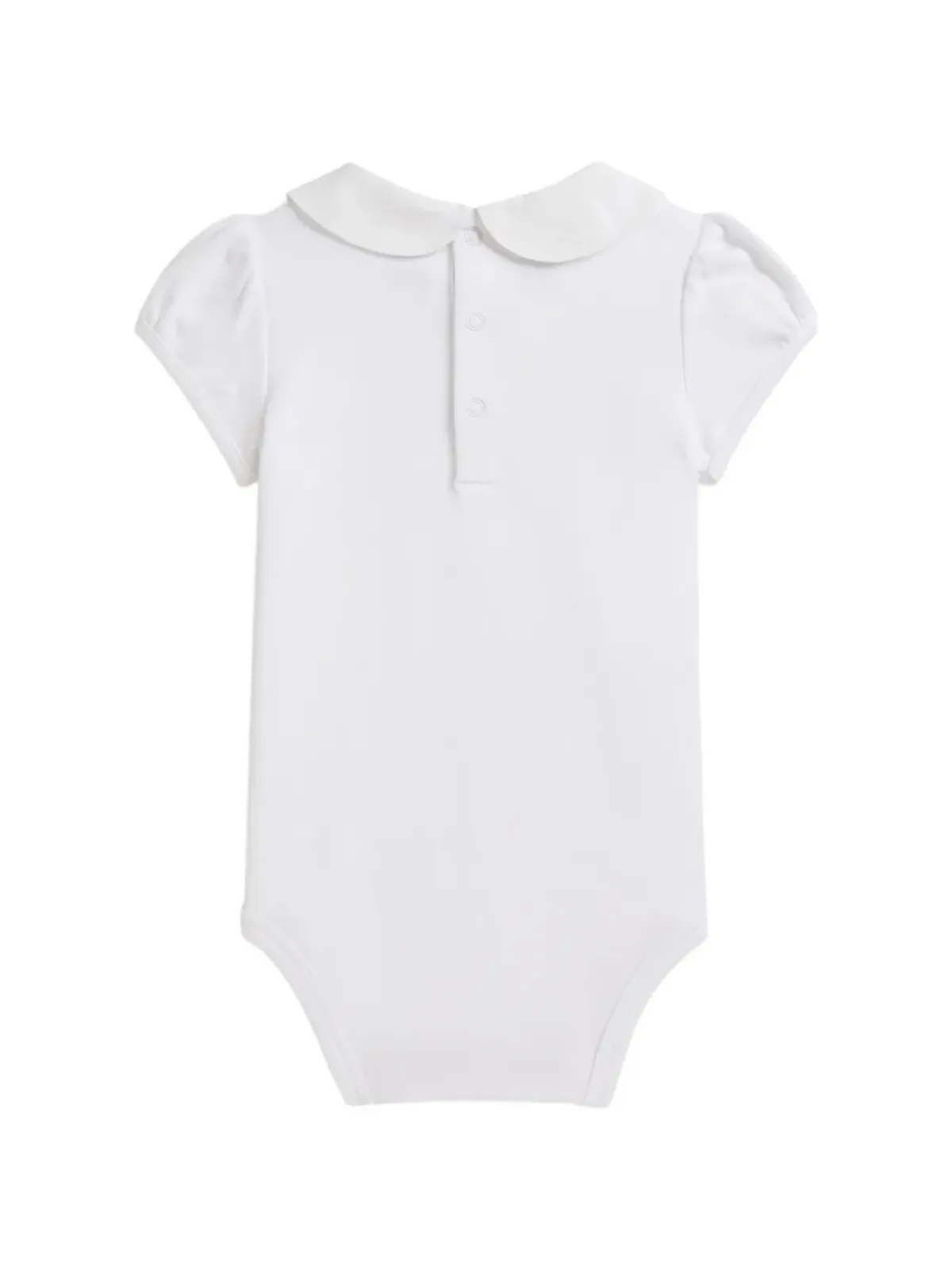 POLO RALPH LAUREN KIDS embroidered-collar bodysuit - 画像2