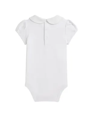 POLO RALPH LAUREN KIDS embroidered-collar bodysuit - サムネイル2