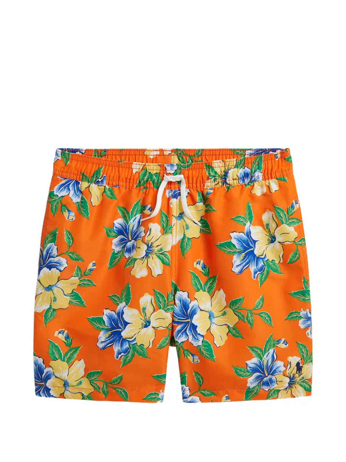 POLO RALPH LAUREN KIDS 花柄プリント ドローストリング 水着ショーツ - 画像1
