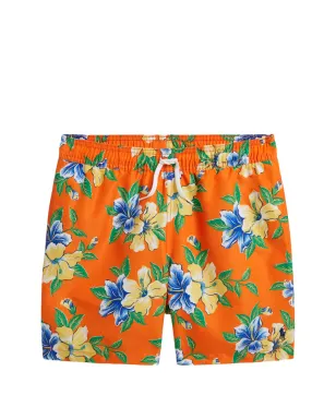 POLO RALPH LAUREN KIDS 花柄プリント ドローストリング 水着ショーツ - サムネイル1