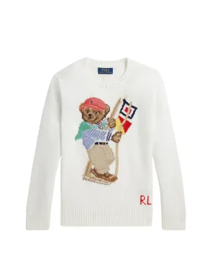POLO RALPH LAUREN KIDS ベアモチーフセーター - サムネイル1
